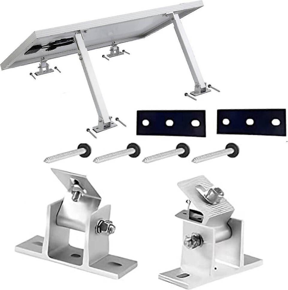 Kikidex Solar Panel Bracket Holder End Clamp Kit
