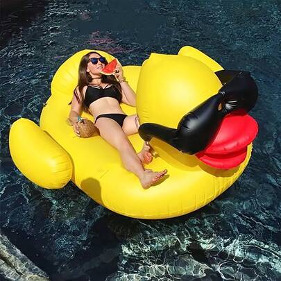 Shein Giant Inflatable Yellow Duck Float