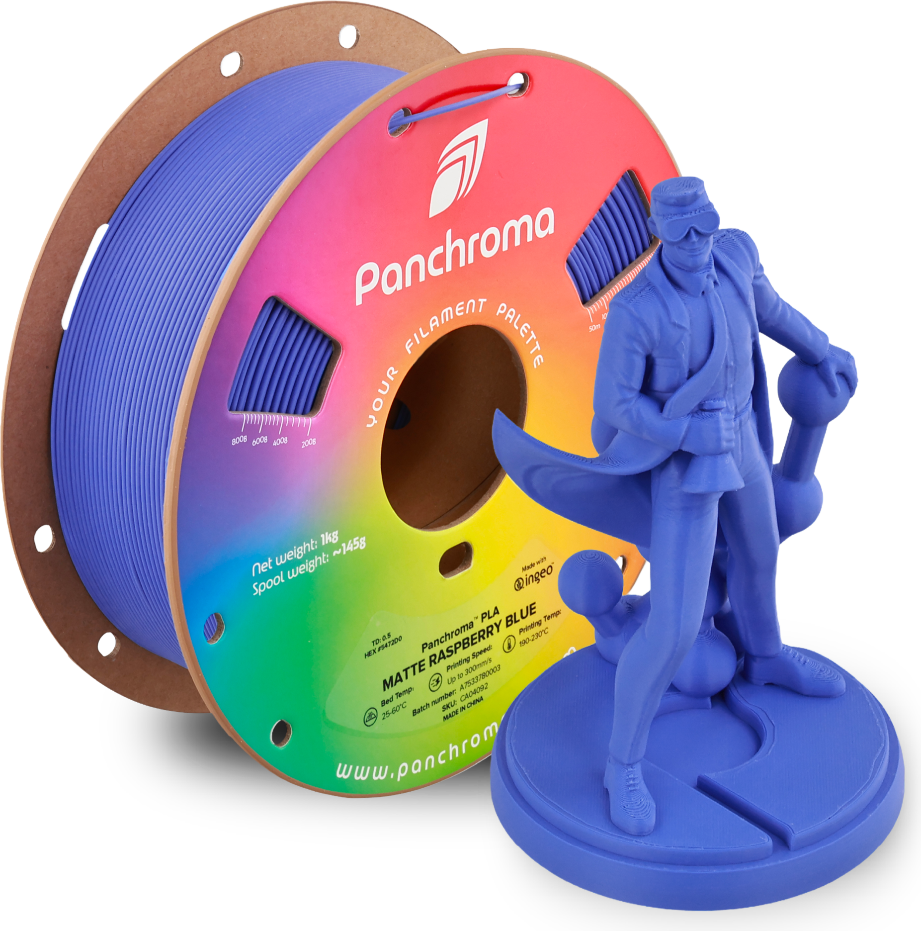 Polymaker Panchroma PLA Matte Raspberry Blue 1.75 mm