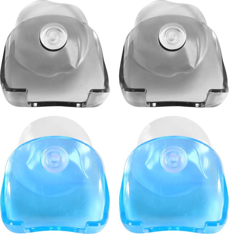 4-Pack Razor Holder with Suction Cup