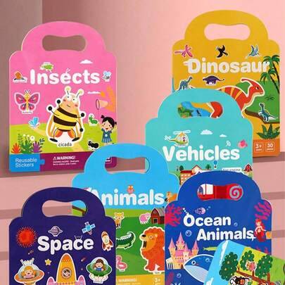 Shein Reusable Multi-Scene Silent Sticker Book