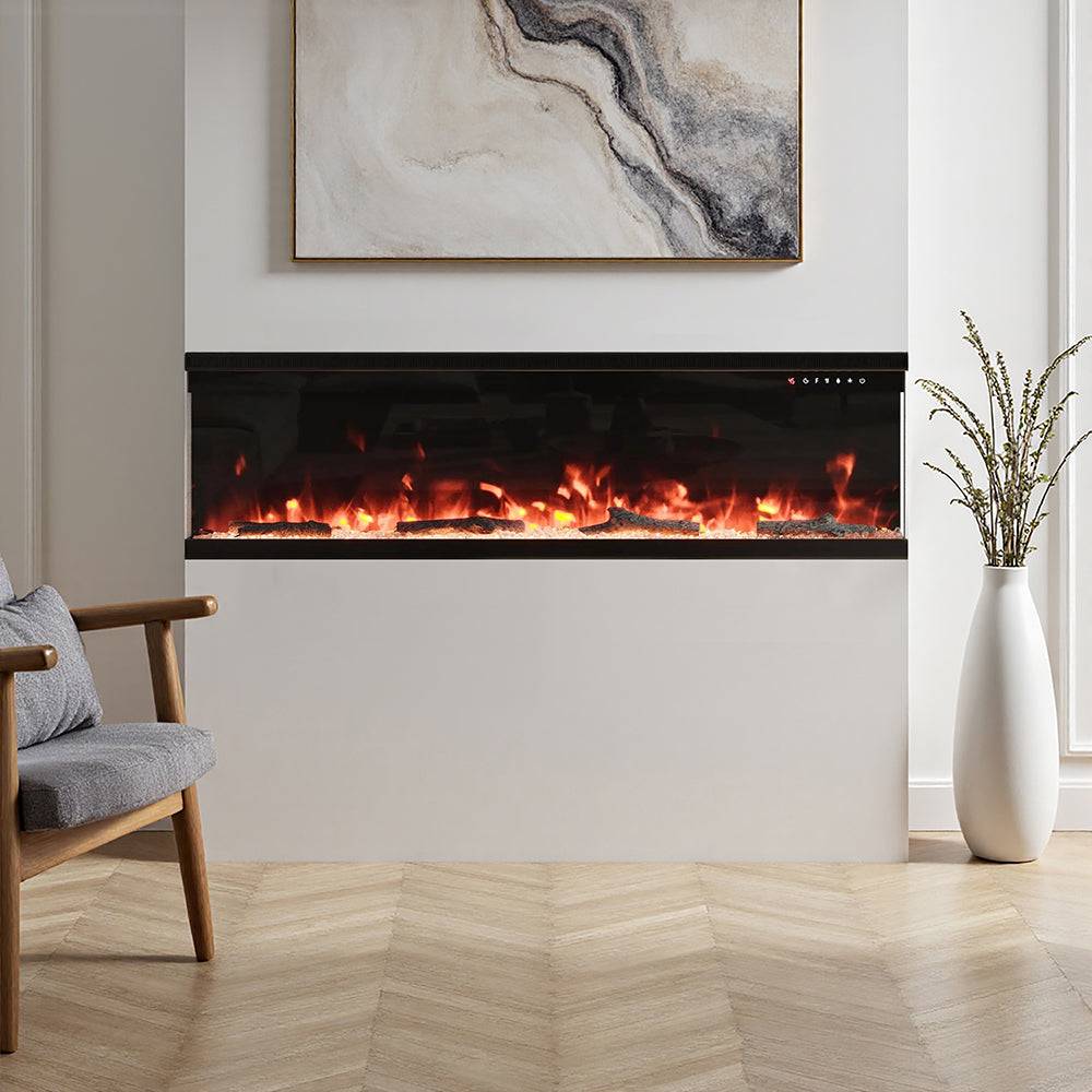 60 Inch Electric Fireplace with Remote Control