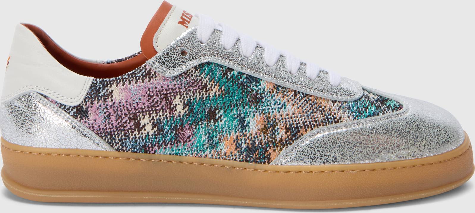 Sneakers With Chevron Pattern - Multicoloured