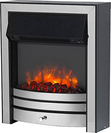 Electric fires Endeavour Fires Roxby Inset Electric Chrome Trim