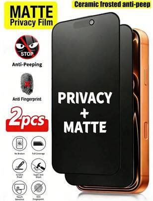 Shein 2pcs Matte Privacy Screen Protector Film