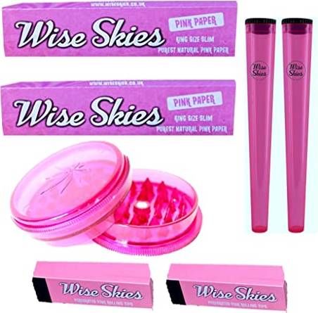Pink Rolling Paper Bundle Set
