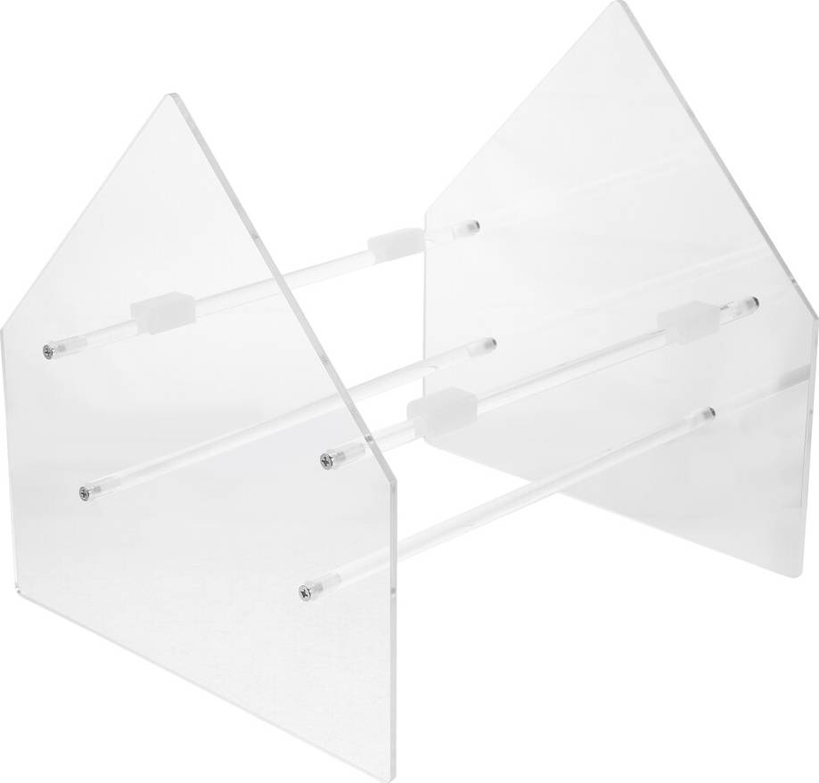 Inoomp Transparent Vinyl Record Storage Rack