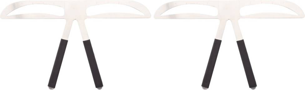 iplusmile Eyebrow Stencil Shaper Kit Three-Point Ruler