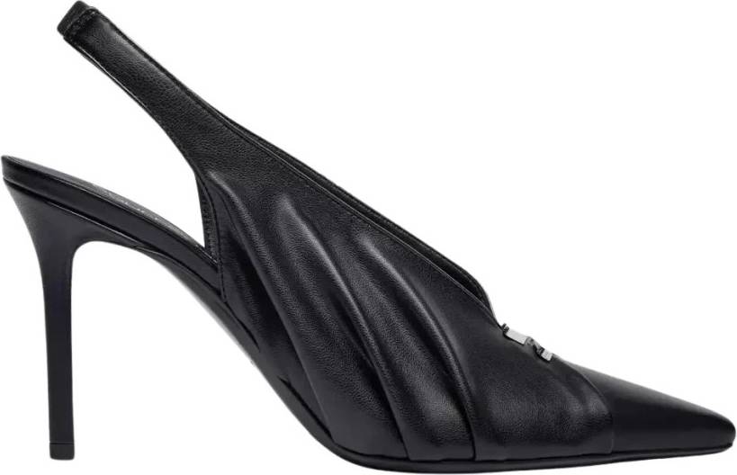 Draperade Slingback Pumps Polyester - Polyester
