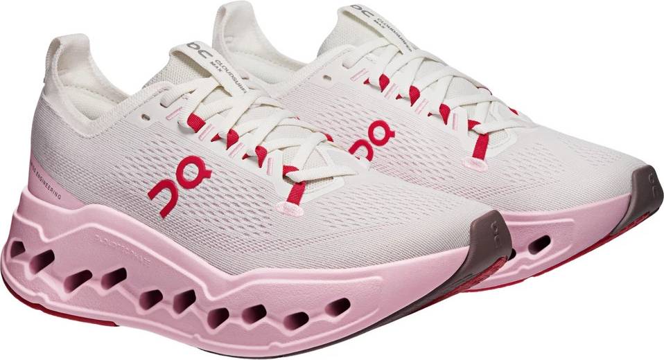 Cloudsurfer Max Running Shoes - Bianco Rosa Rosa
