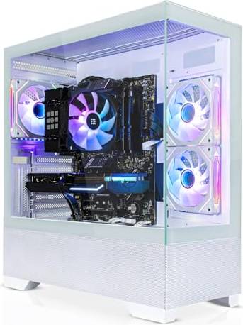 Systemtreff Basic Gaming PC Weiß Intel Core i3 14100