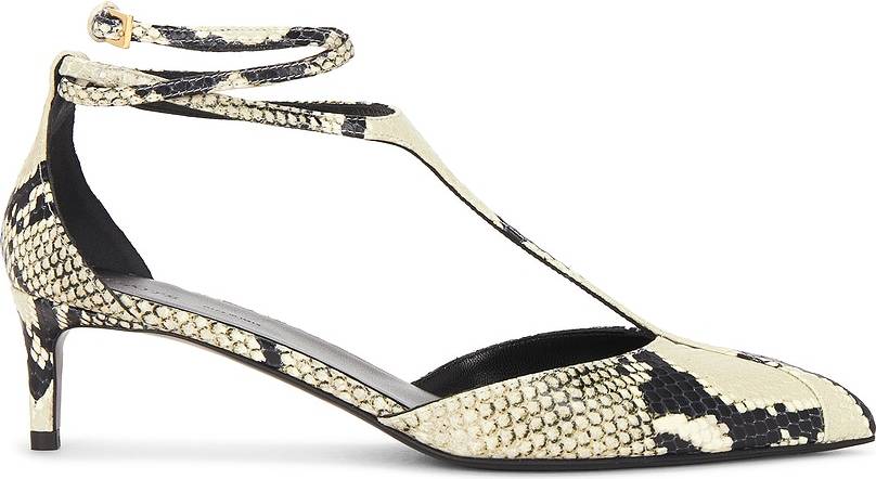 Khaite Python Præget Læder Pump Beige