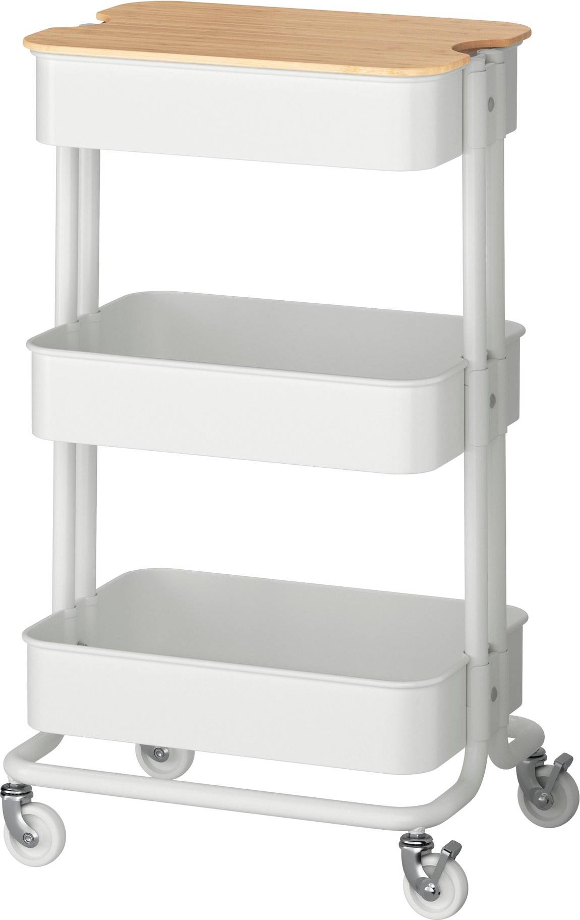 IKEA Råskog Norråva Rullvagn Med Lock Rullbord