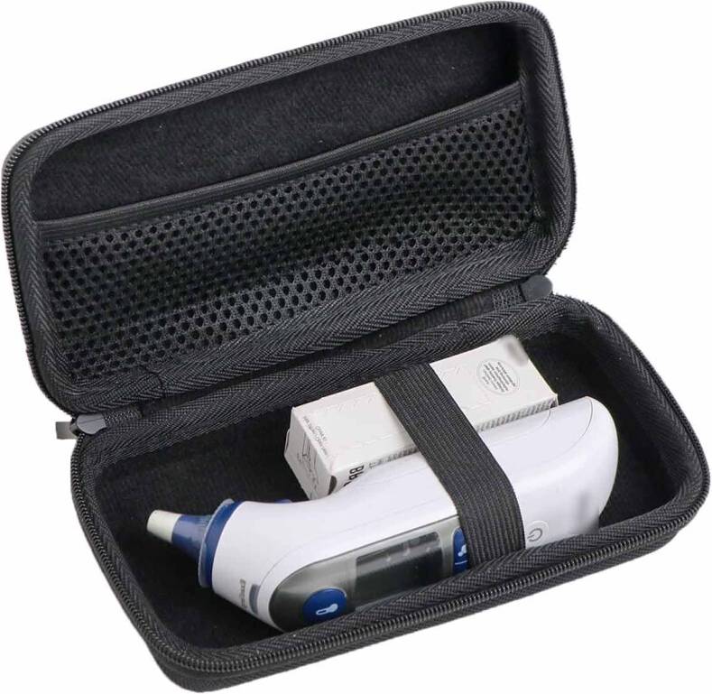 Braun thermometer 7 Hard Case Compatible with Ear Infrared Thermometer