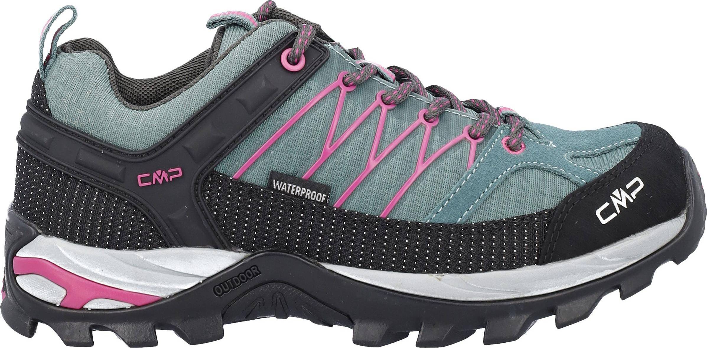 CMP Rigel Low Waterproof Shoes - Blue Black Pink