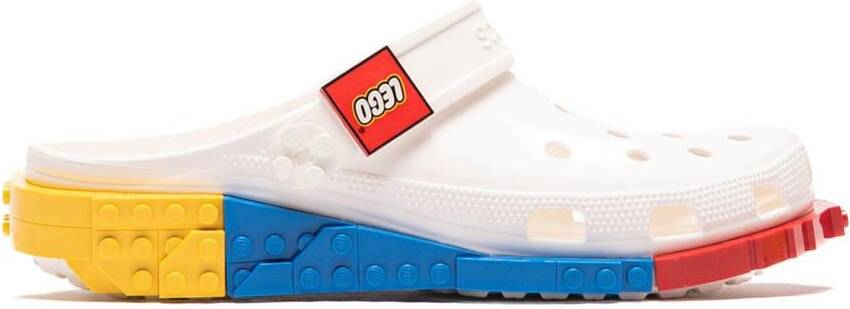 Crocs LEGO System Clogs - White/Multicolour