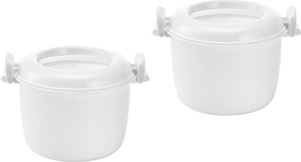 Microwave rice cooker 2pcs Microwave Rice Cooker
