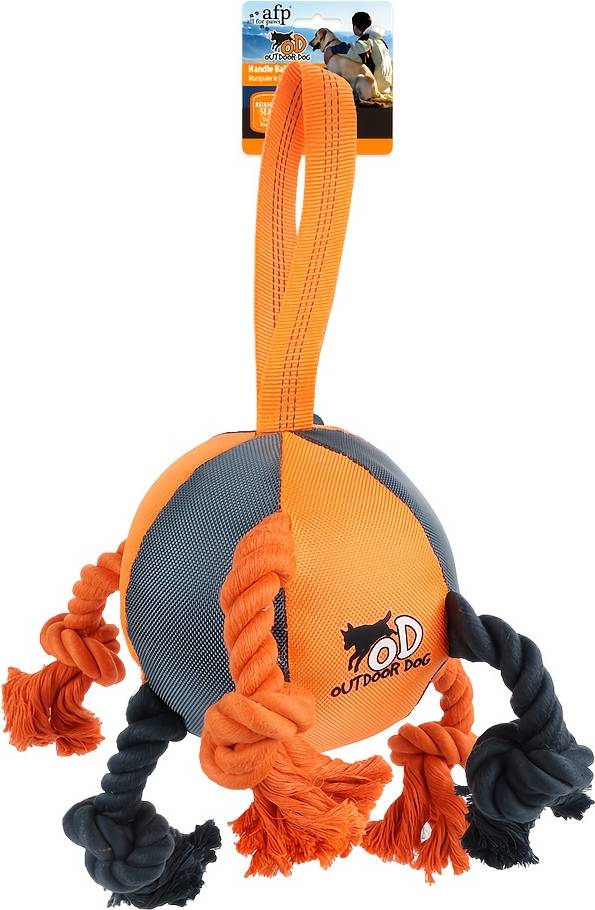 Temu Durable Chew-Resistant Interactive Toy Ball With Rope