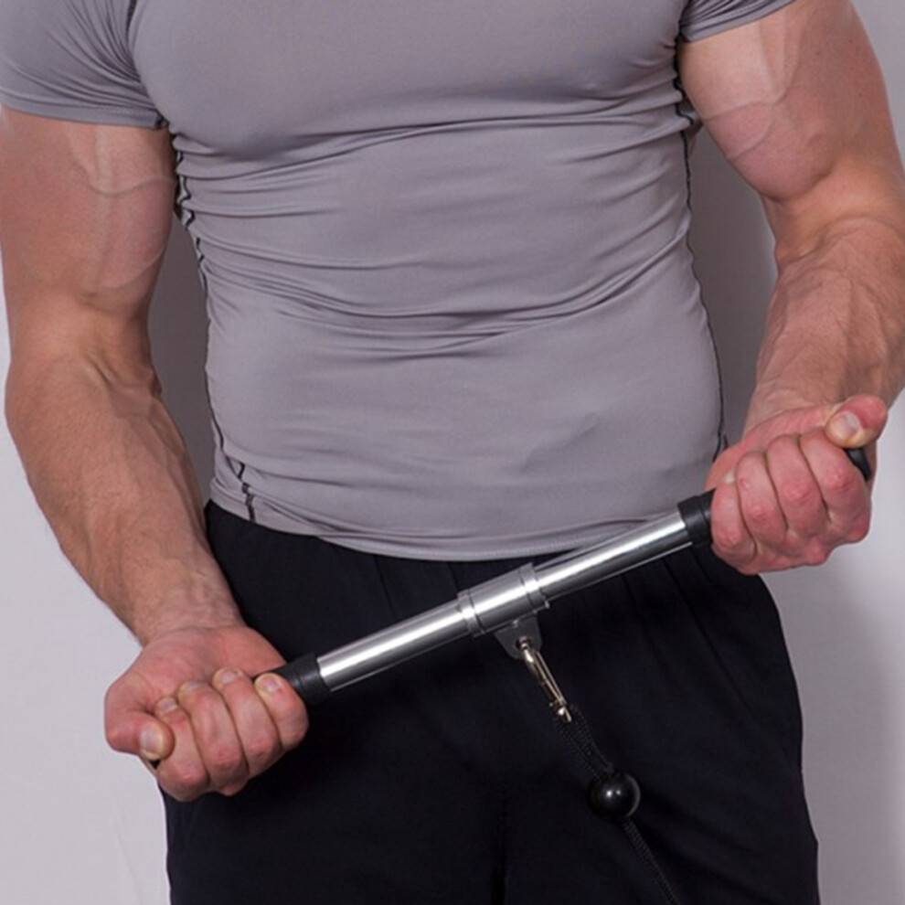 Cable machine home gym Pull Down Rotating Bar for Cable Machine