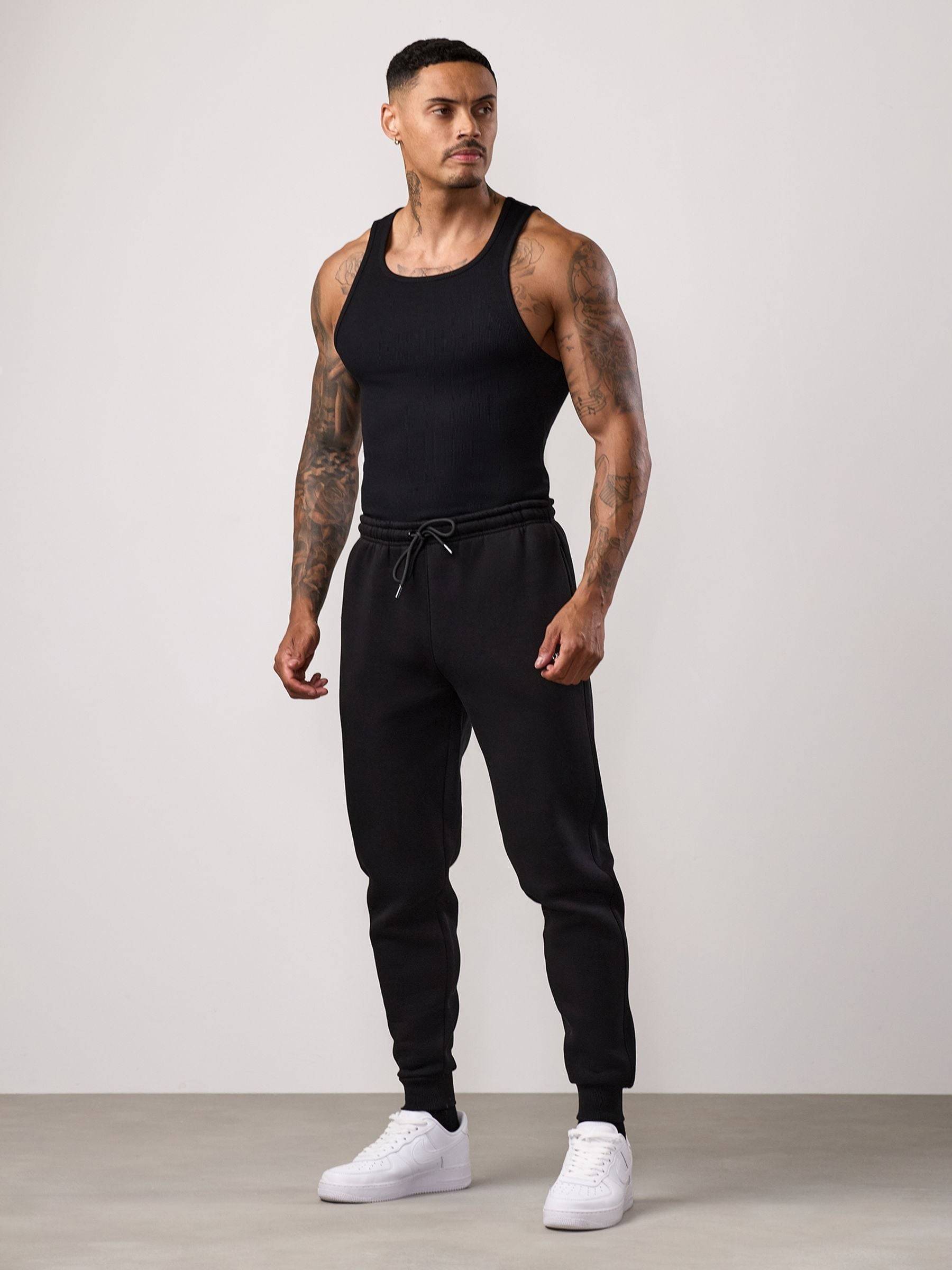 Fundamental Rib Vest - Black