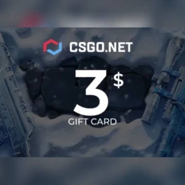 CSGO.NET Gift Card 3 USD Key