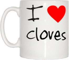 TeeTreeDesigns I Love Heart Cloves Cup