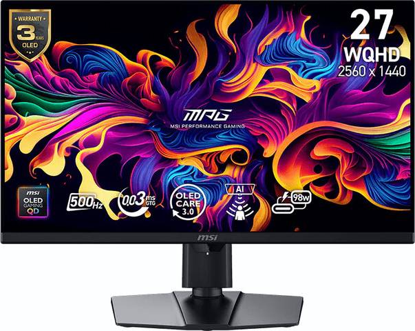 Gaming computer MSI Mpg 271QR QD-OLED Computer Monitor