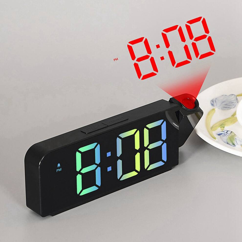 Tauoh Simple Projection Alarm Clock LED