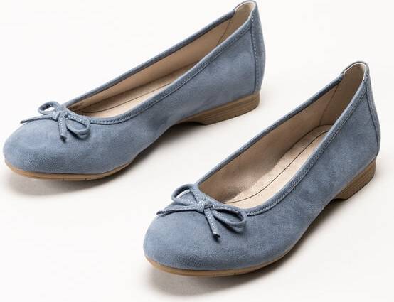 Ballerinaskor Textil - Blå