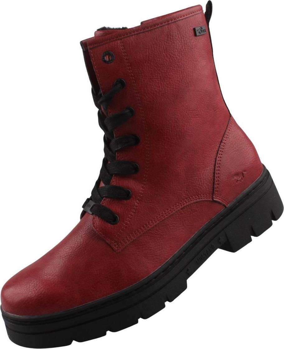 Veterlaarsjes - Rood/Zwart