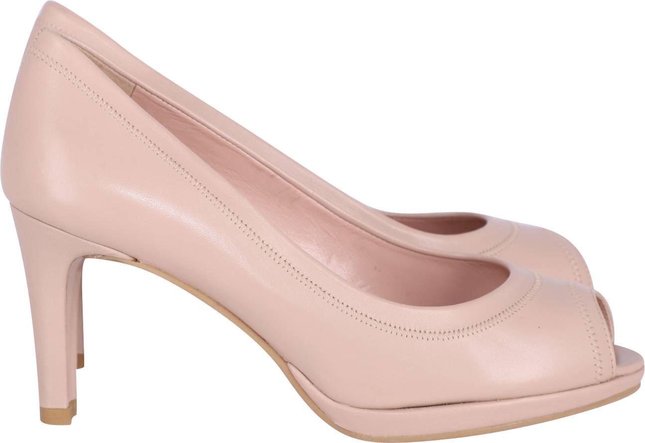 Stuart Weitzman Peep Toe Pumpar Läder - Rosa