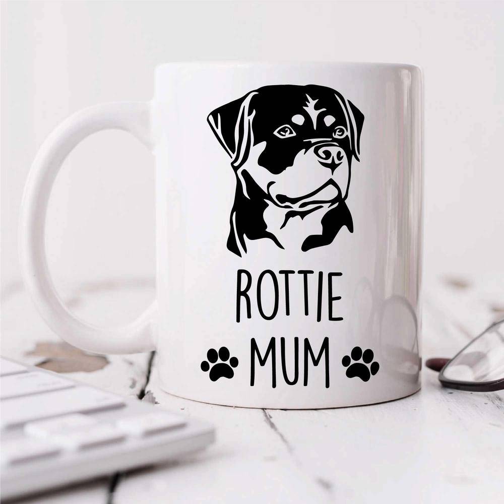 60 Second Makeover Rottweiler Rottie Mum White Cup