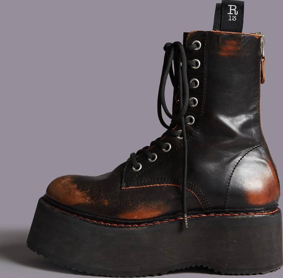 R13 Double Stack Boot - Remove