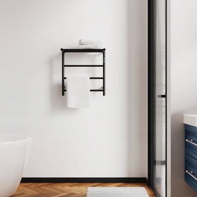 Hooseng Towel Rack Matte Black
