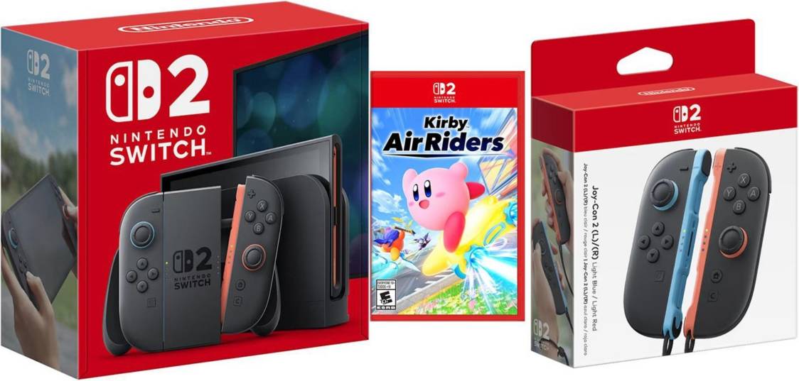 Nintendo switch 2 bundle Nintendo Switch 2 Console Kirby Air Riders Bundle
