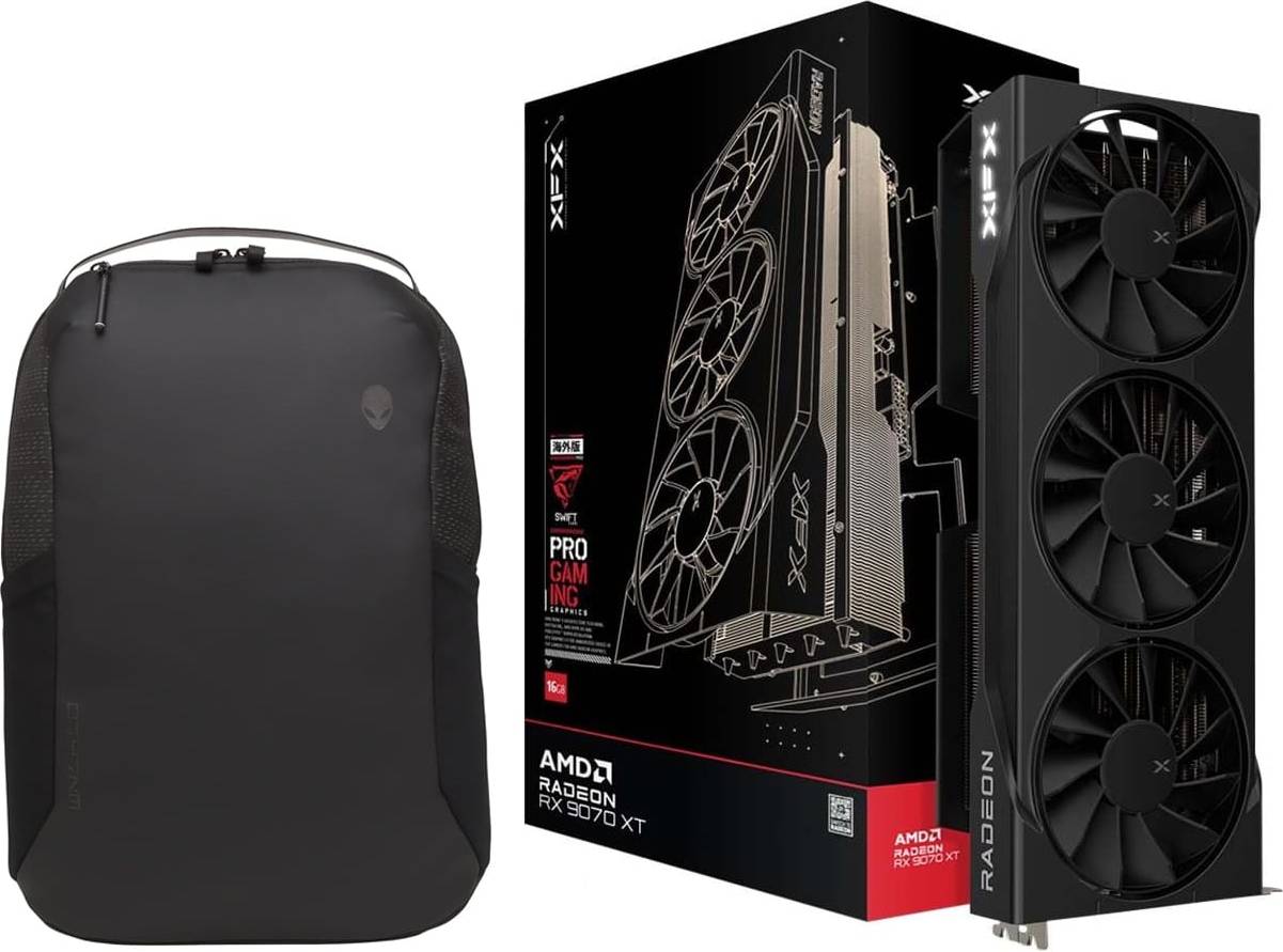 Swift AMD Radeon RX 9070XT Triple Fan Gaming Edition 16GB Graphics Card Bundle