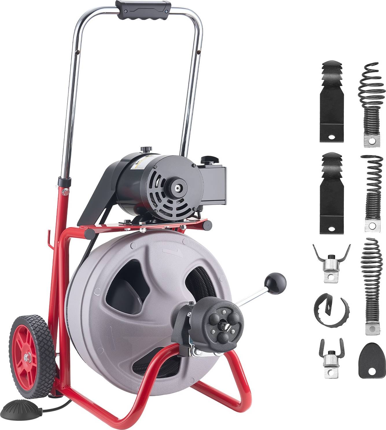 Drain cleaner tool VEVOR Drain Cleaner Machine 100 FT 3/8 Inch
