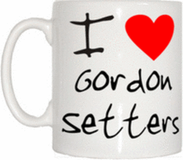TeeTreeDesigns I Love Heart Gordon Setters Cup