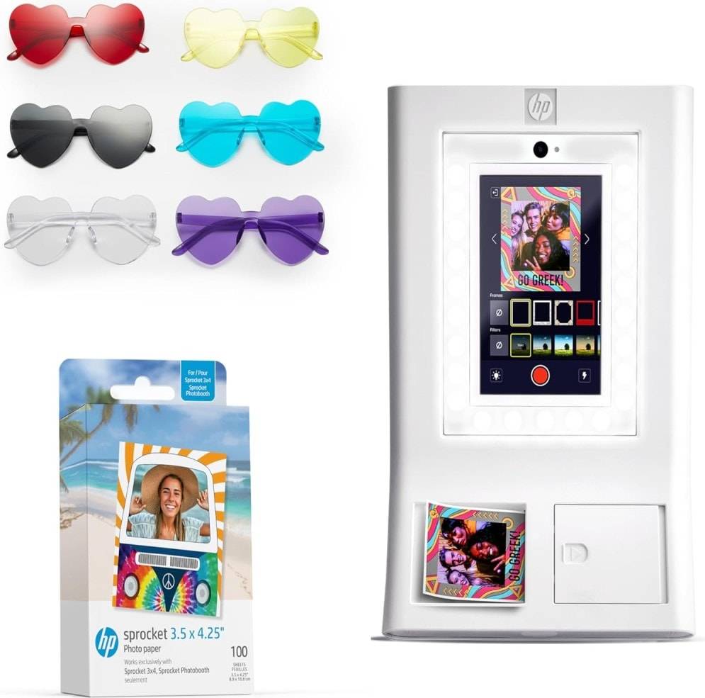 Hp sprocket photo printer HP Sprocket Photo Booth Machine 6pc