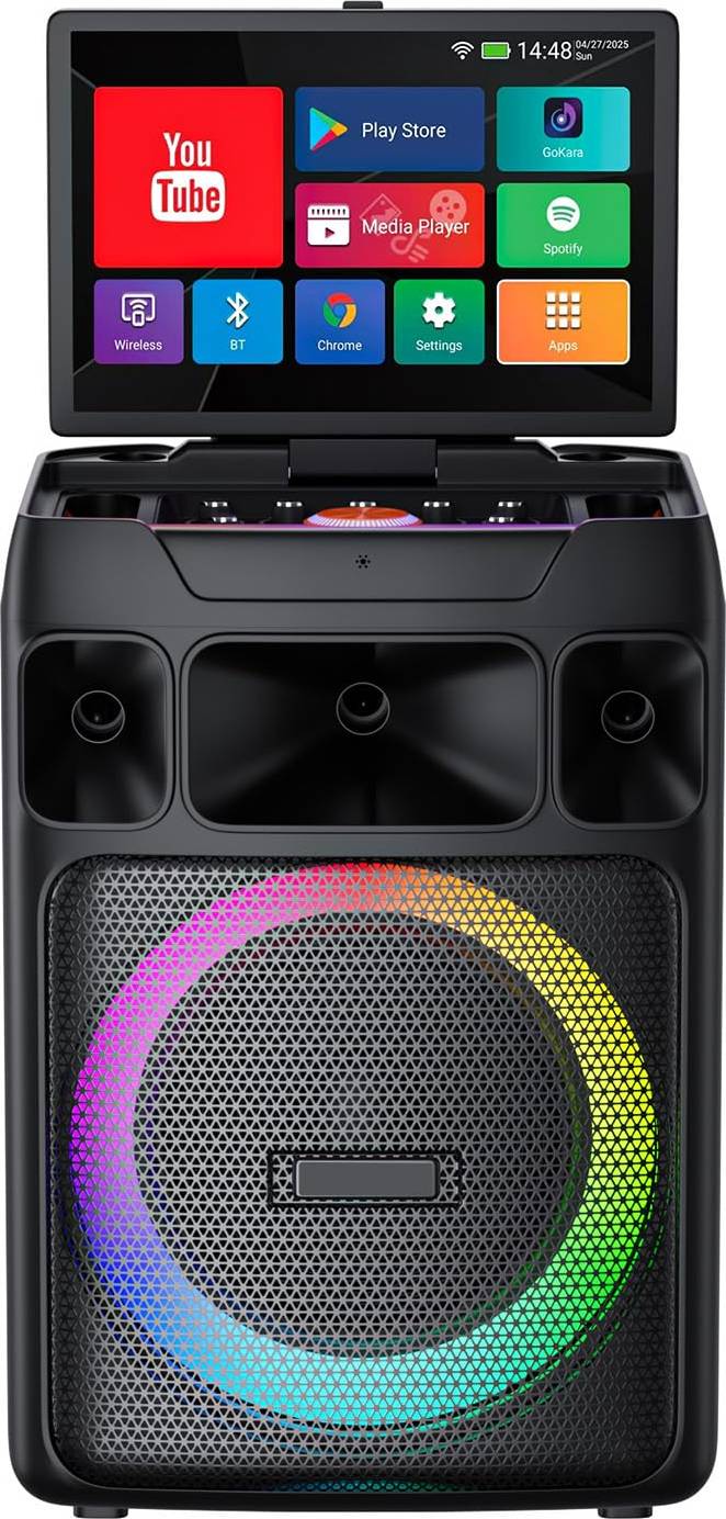 Karaoke machine Misopily Smart Karaoke Machine Set 14.1 Inch