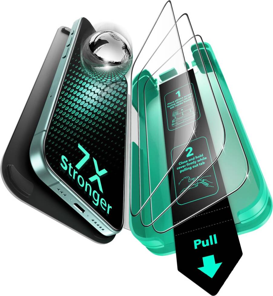 ESR 3 Pack 9H+ Tempered Glass Screen Protector