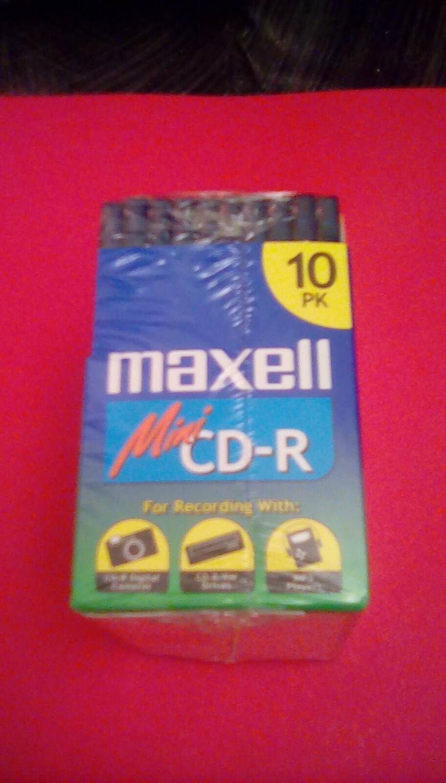 Maxell 10 Pk Mini CD-R 210 MB 3+ HRS MP3 Compressed Audio