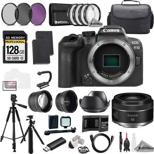Canon r10 Canon Eos R10 Plus Rf 50mm F1.8 Stm Lens
