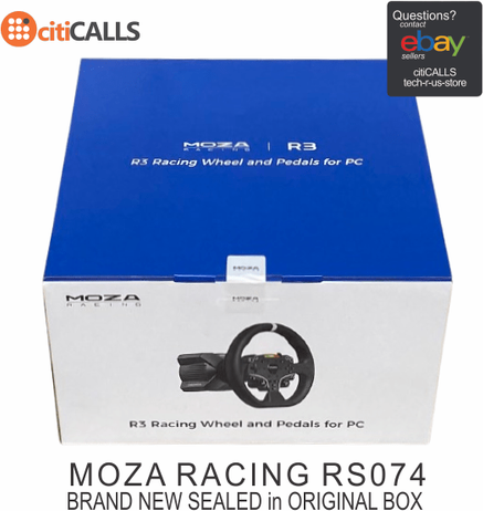 Racing wheel bundle Moza Racing RS074 Racing Wheel Pedals Bundle