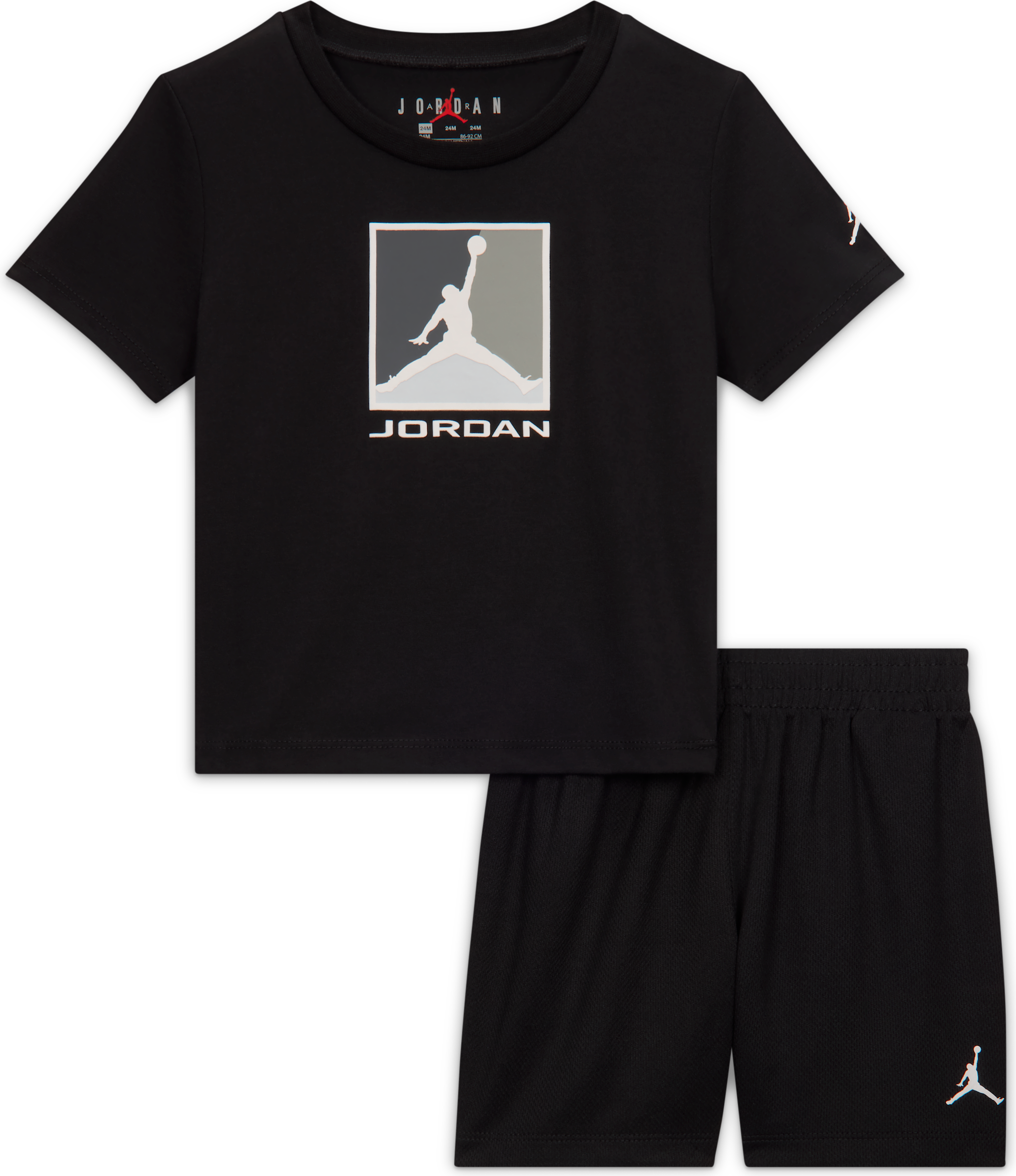 Jordan Baseline Shortssæt Mesh Babyer - Sort