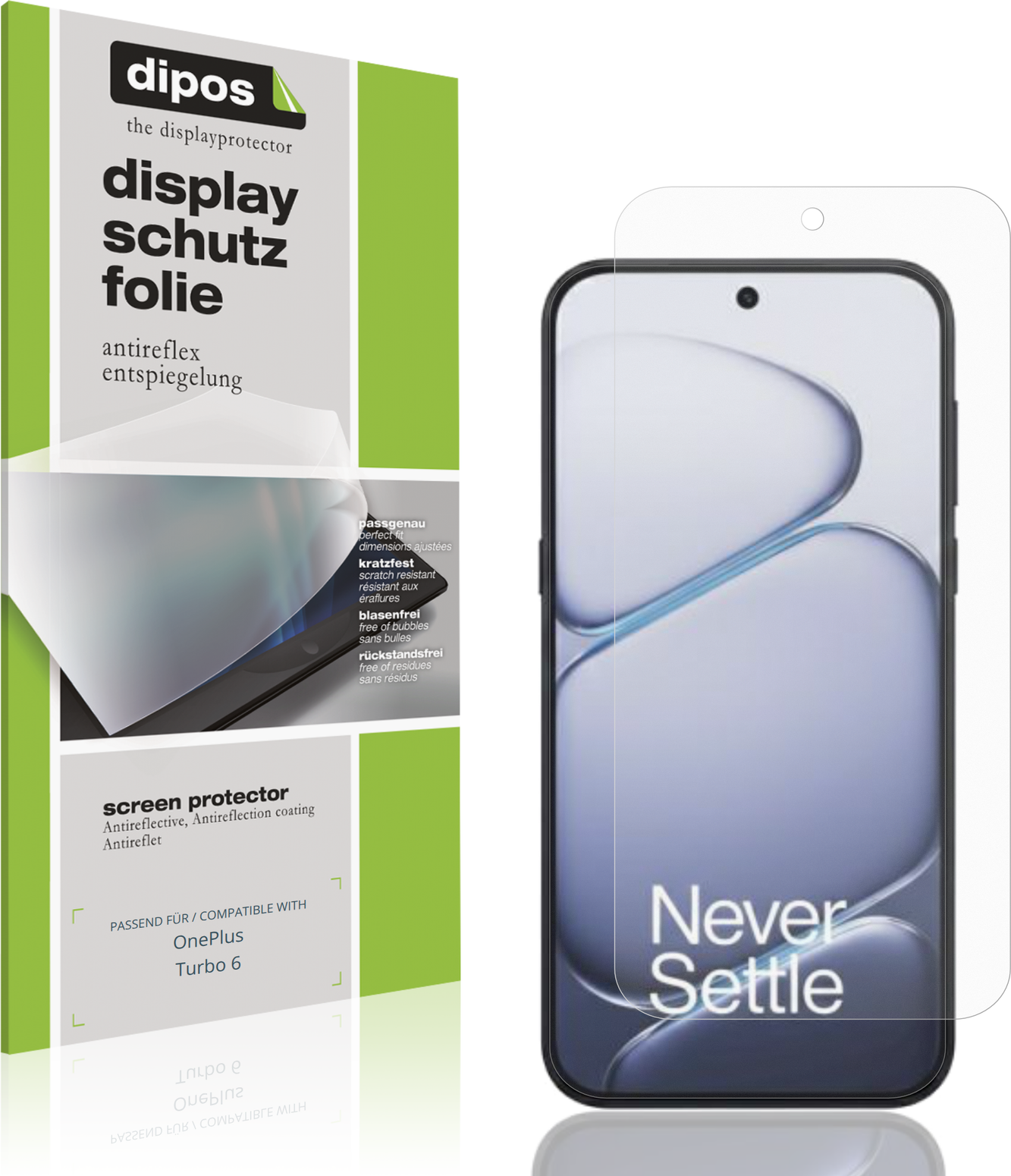 Dipos Screen Protector For Oneplus Turbo 6 4x