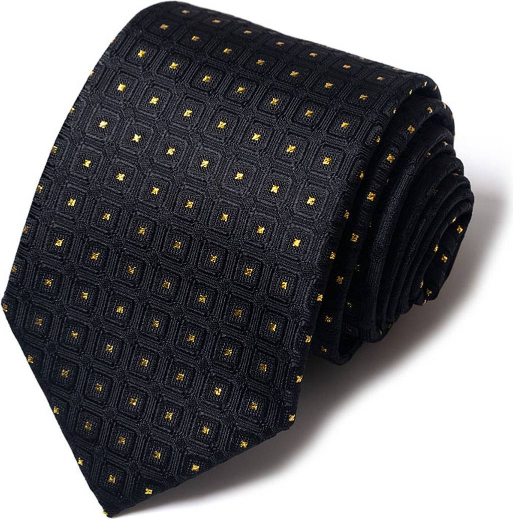 Formal Classic Patterned Tie - Textured Square Check