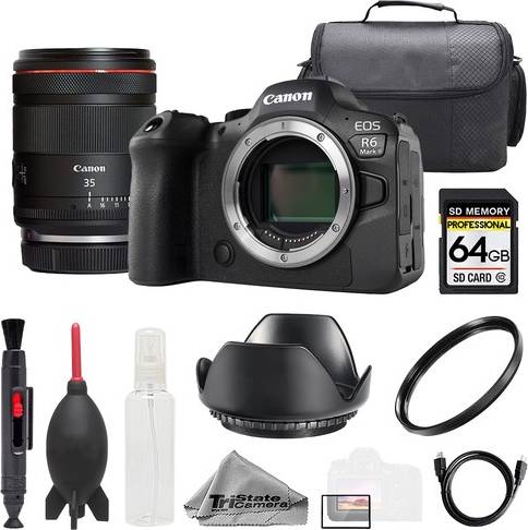 35mm rf Canon Eos R6 Ii Rf 35mm F1.4 L Vcm Lens Basic Kit