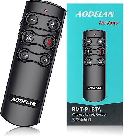 AODELAN Wireless Remote Control Camera Shutter Release Sony ZV-E10 RX0 II RX100 M7