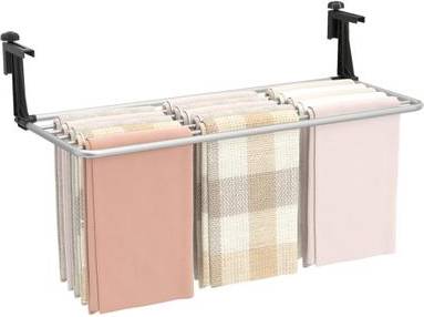 Portable clothes dryer Costway Portable Clothes Drying Rack Extendable Radiator Airer Robust Aluminum Frame